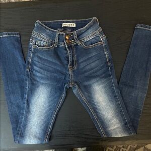 Encore Jeans Women's Dark Blue Skinny Jeans